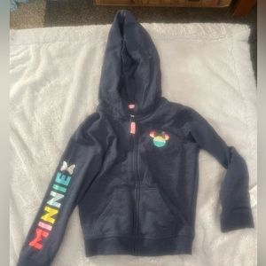 Disney navy Minnie zip up
